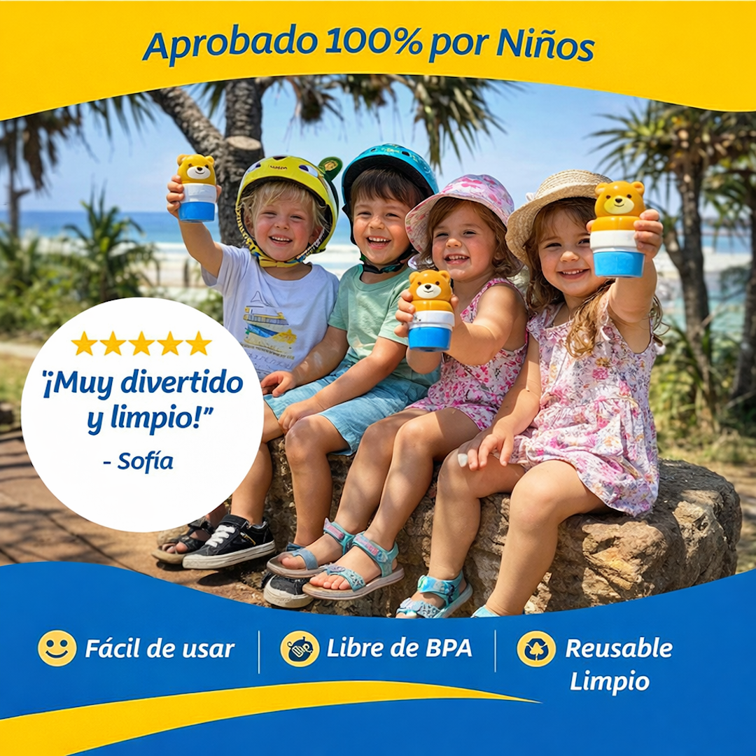 Sunny bear - Aplicador Crema Solar