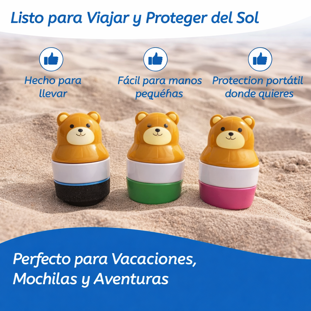 Sunny bear - Aplicador Crema Solar